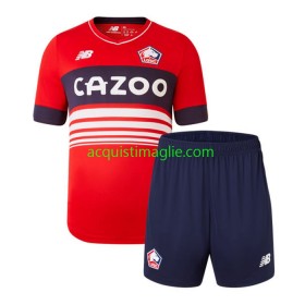 LOSC Lille Bambino Maglia Prima 2022/2023 Manica Corta (+ Pantaloncini)
